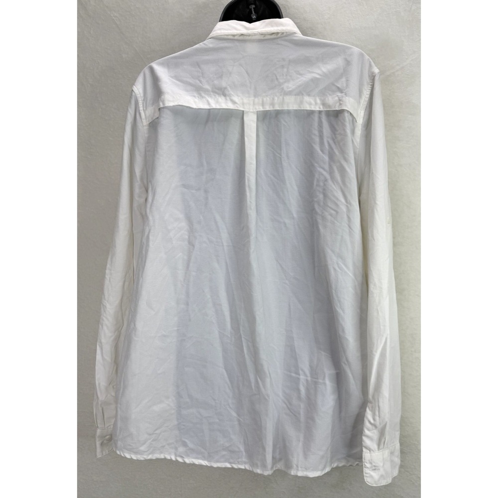 REI Women's White Sun Protection Cooling Sahara Shirt Size XL NWT - Picture 5 of 8
